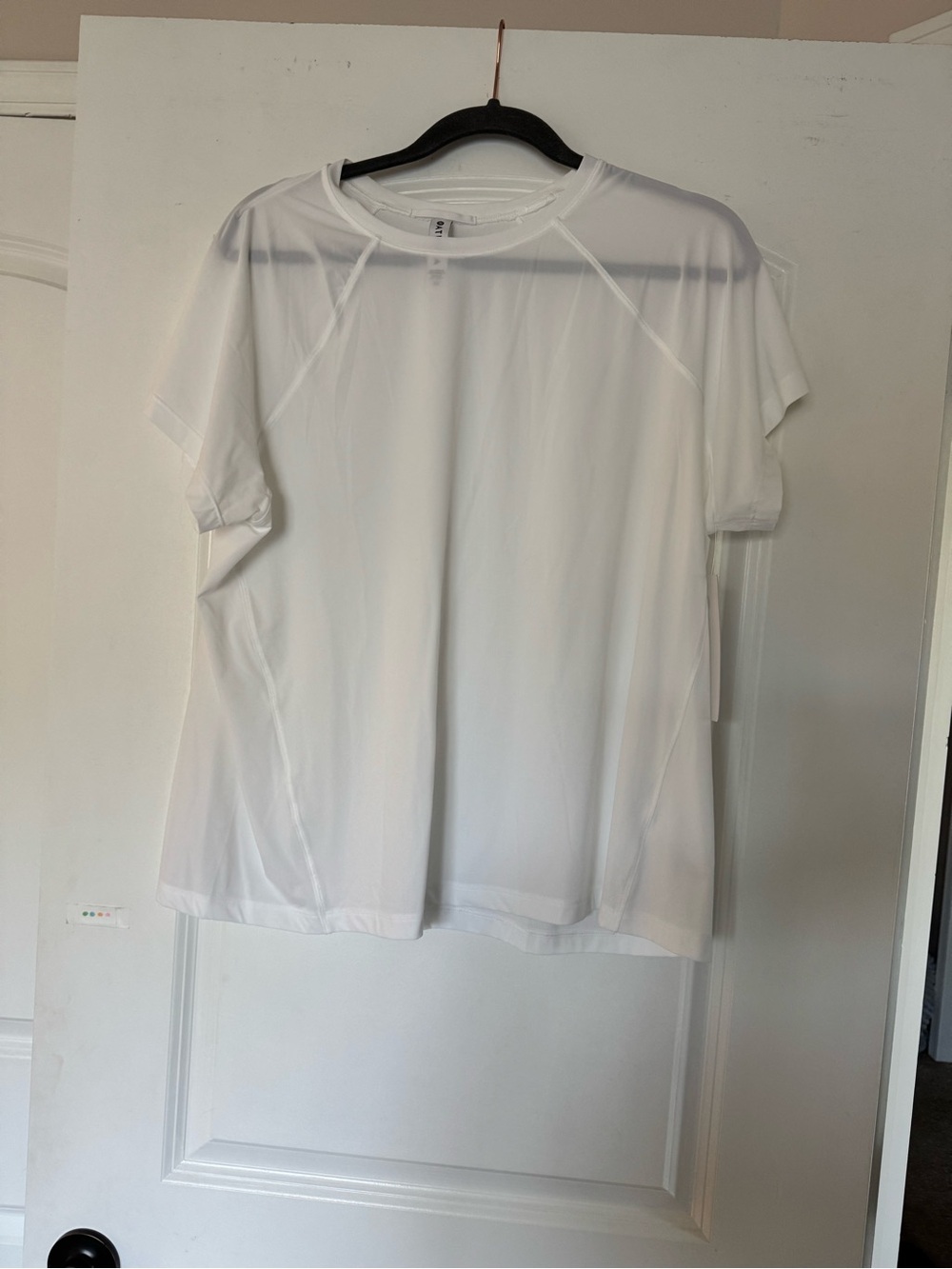 Athleta White Short Sleeve Performance Tee